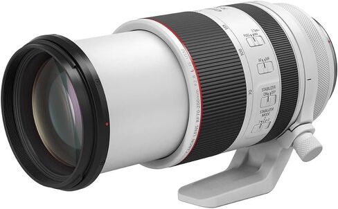 Canon RF 70-200mm f/2.8L is USM Lens, Mirrorless Telephoto Zoom, for EOS R Series Full-Frame & APS-C Cameras, Image Stabilization, White, + Hoya CPL + UV Filters, Cleaning Kit, Cloth, 1 Year Warranty in Kuwait