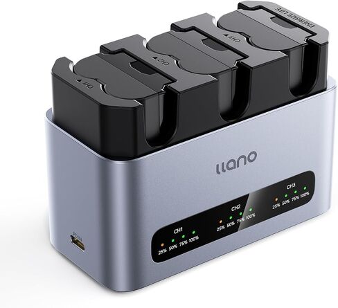 llano NP-W235 Battery 2-Pack & 20W Fast Charger Set for Fujifilm | Fuji GFX100RF, XT5, XT4, VG-XT4, X-S20, GFX100S, GFX50S II, 2400mAh Capacity, Heat Dissipation CNC Aluminum, LED Display in Kuwait