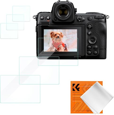 K&F CONCEPT 3 Pack Camera Screen Protector Compatible with Nikon Z9 Z8 | Ultra Clear Tempered Glass Screen Protector Anti Scratch Bubble Free Ultra Resistant PF20 in Kuwait