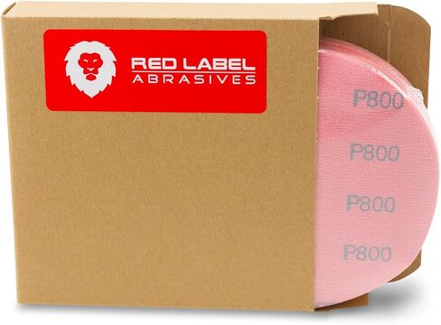 5 Inch 800 Grit Hook and Loop Wet/Dry Auto Body Film Sanding Discs, 50 Pack_AB in Kuwait