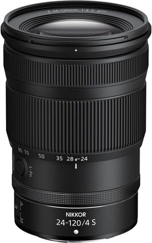 Nikon NIKKOR Z 24-120mm f/4 S Full Frame Zoom Lens for Z-Mount Mirrorless Cameras 20105 Bundle with Deco Gear Photography Backpack + UV/Polarizer/FLD Filter Kit + Photography Guidebook & Accessories in Kuwait