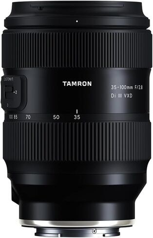 TAMRON 35-100mm F/2.8 Di III VXD Lens for Sony E, Full-Frame Mirrorless, Model A078, with 67mm UV | CPL | ND Filter Kit, Lens Cleaning Kit and Lens Pen, 6-Year Limited Warranty in Kuwait