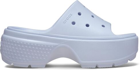 Crocs™ Stomp Wedge Slides for Men and Women – Thermoplastic Lining, Upper, and Footbed – Round Toe Design Dreamscape Men's 9, Women's 11 Medium in Kuwait