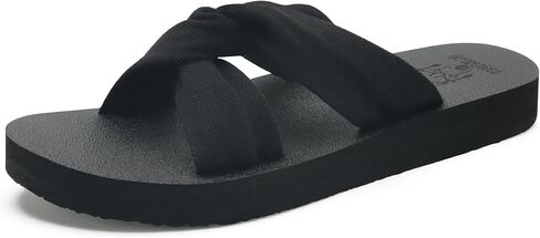 KuaiLu Womens Sandals Black Size 6.5 in Kuwait