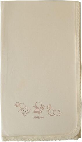 Organic Cotton Baby Blanket, Two-Ply Double Layer, Soft & Breathable, 31.5 x 35.4 Inches (Natural) in Kuwait