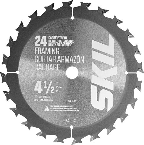 SKIL 4-1/2 in. 24-Tooth & 40-Tooth Carbide Circular Saw Blade Set-CRB1003-2 in Kuwait