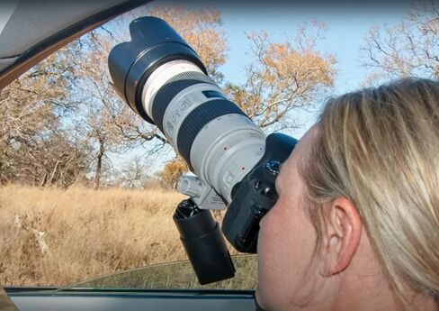 Camera/Telephoto Lens Gimbal-Like Stabiliser - Car Window Mount in Kuwait