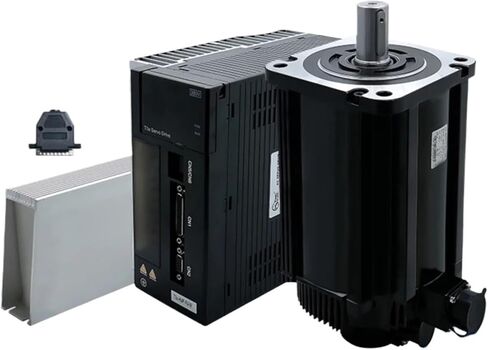 180ST 380V 4.3Kw 5.5Kw 7.5Kw Large Power AC Servo Motor Kit With T3A RS485 28A 39A Engine Drive For Engraver Lathe(5.5kw kits) in Kuwait