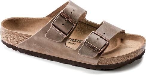 Birkenstock Arizona - Oiled Leather (Unisex) Tobacco Oiled Leather 38 (US Men's 5-5.5, US Women's 7-7.5) Narrow in Kuwait