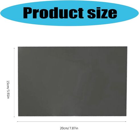 3Pcs Polarized Film Sheets 20x15cm Without Adhesive Polarizing Filter for Photography and Educational Use in Kuwait