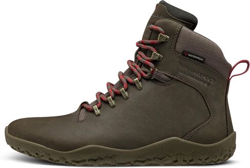 Vivobarefoot Tracker II FG, Womens Leather Hiking Boot with Barefoot Firm Ground Sole and Thermal Protection Bracken in Kuwait