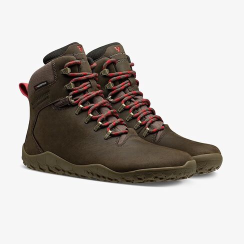 Vivobarefoot Tracker II FG, Womens Leather Hiking Boot with Barefoot Firm Ground Sole and Thermal Protection Bracken in Kuwait