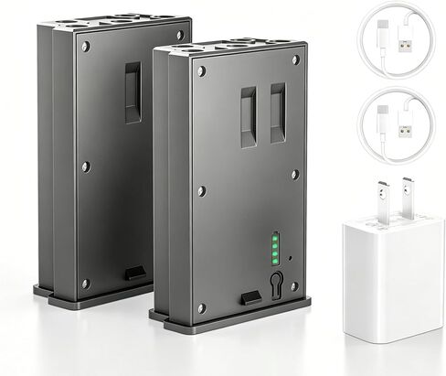 2 Pack 6000mAh Rechargeable Battery Compatible with Reveal X Battery Pack | Fit for Reveal X Pro, X Gen 3.0, X Gen 2.0, Pro 3.0, X, SK Trail Camera Hunting Battery with 5V 3A USB Wall Adapter & Cable in Kuwait