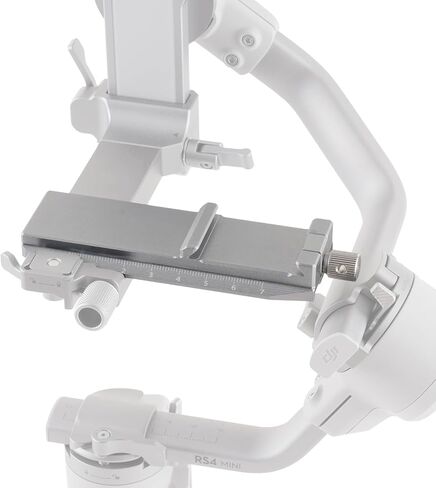 Hersmay Quick Release Base Plate for DJI RS 4 Mini Gimbal, Compatible with Arca-Swiss Anti-Drop Design and Quick Assembly in Kuwait