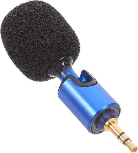 Holibanna Portable Professional Microphone for Camera with Noise Reduction, Miniature Metal Microphone for Video Recording and Traveling, Compact Plug-in Design for Audio Capture in Kuwait