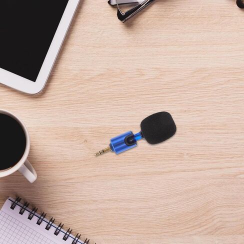 Holibanna Portable Professional Microphone for Camera with Noise Reduction, Miniature Metal Microphone for Video Recording and Traveling, Compact Plug-in Design for Audio Capture in Kuwait