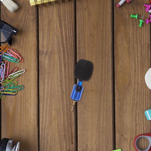 Holibanna Portable Professional Microphone for Camera with Noise Reduction, Miniature Metal Microphone for Video Recording and Traveling, Compact Plug-in Design for Audio Capture in Kuwait