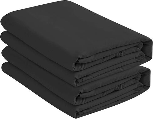Cotton Knit Jersey Fitted Crib Sheets, 2-Pack, Soft, 28" x 52"X9" Black | Soft and Comfy Fitted Crib Sheet for Standard Crib and Toddler Mattresses, for Baby Boys and Girls in Kuwait