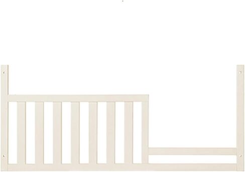 Toddler Bed Safety Guard Rail for Oxford Baby, Soho, Ozlo & Avalon Baby Convertible Cribs - Solid Wood Rail for Toddler Bed Conversion - Safety Rails for Children (Barn White, Option 2) in Saudi Arabia