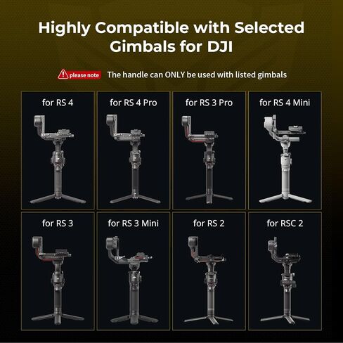 SmallRig Adjustable Gimbal Sling Handle (Bumblebee Edition) + Dual Handle Handgrip in Kuwait