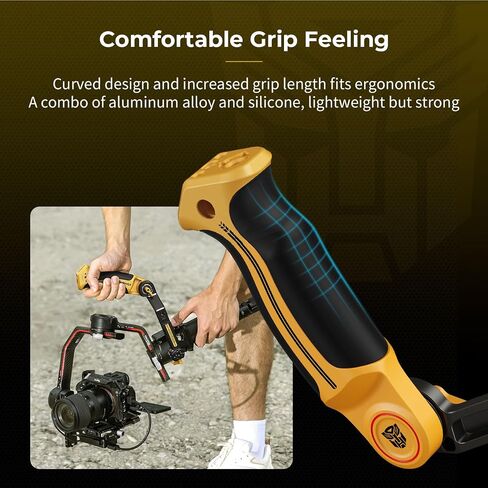 SmallRig Adjustable Gimbal Sling Handle (Bumblebee Edition) + Dual Handle Handgrip in Kuwait