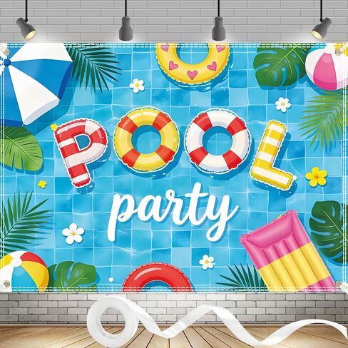 Christmas in July Backdrop 7x5 FT, Photo Backdrop Banner with 4 Brass Grommets, Double-Stitched Seams Christmas in July Party Decorations & Sign for Birthday, Luau & Summer Beach Celebrations in Kuwait