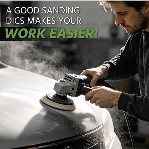 60 Pcs 6 Inch Wet Dry Sanding Discs Hook and Loop, 320 400 600 800 1000 1500 2000 3000 5000 Grit Waterproof Sandpaper for Random Orbital Sander, Automotive Wood Metal Sanding and Polishing in Kuwait