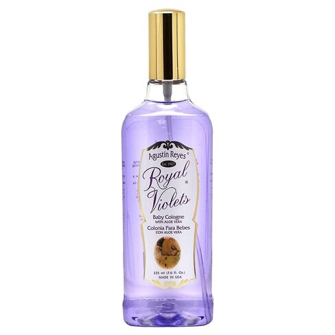 Royal Violets Baby Cologne. Clean, Mild and Long Lasting Fragrance. With Aloe Vera. 7.6 Fl Oz / 225 ml. Pack of 3 in Saudi Arabia