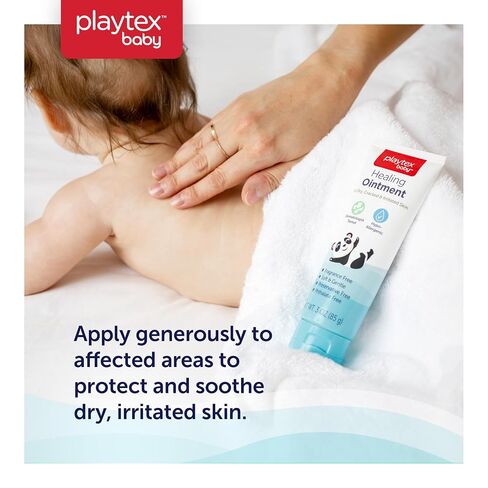 Playtex Baby Healing Ointment, 3 oz. Tube, 3-Pack, Dermatologist Tested, Fragrance Free, Hypoallergenic, Free of Dye, Parabens and Phthalates in Kuwait