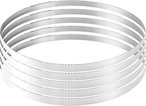 VEVOR Bandsaw Blade, 150 Inch Length, 4 TPI Band Saw Blade with 18 HRC Hardened Sharp Teeth, SK5 High-Strength Carbon Steel, 0.75 Inch Width, Replacement for Major Woodworking Band Saw Brands, 1 Pack in Kuwait