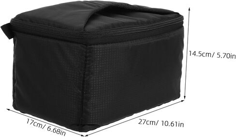 Digital Camera Bag Compact Case for DSLR Accessories Lightweight Padded Storage Insert with Portable Handle for Travel and Outdoor Photography in Kuwait