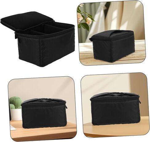 Digital Camera Bag Compact Case for DSLR Accessories Lightweight Padded Storage Insert with Portable Handle for Travel and Outdoor Photography in Kuwait