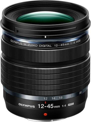 OLYMPUS Micro Four Thirds Lens M.ZUIKO Digital ED 12-45mm F4.0 PRO Standard Zoom Lens, Dustproof, Splashproof, Small and Lightweight in Kuwait