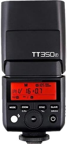 Godox Flash TT350F Mini Thinklite TTL Flash for FUJIFILM Cameras, Compact On-Camera Speedlight with TTL, Manual Control, 1/8000s High-Speed Sync, 2.4GHz Wireless System, 24-105mm Zoom Head in Kuwait