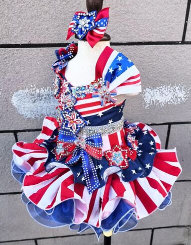 Jenniferwu Pageant Dress Toddler Baby Newborn Little Girl's Pageant Party Dress G535 Christmas Multi Color 5T in Kuwait