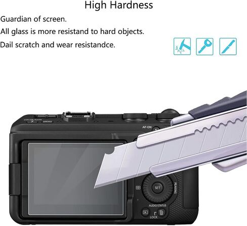 for Canon EOS R6 V Camera Screen Protector, Anti-Scratch | [3 Pack] HD Tempered Glass Film, 9H Hardness, Anti-Fingerprint, Bubble Free, Compatible for Canon EOS R6 V Mirrorless Camera in Kuwait