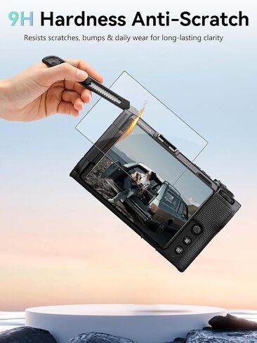 for Nikon ZR Screen Protector – 3 Pack Tempered Glass Film for Display,9H Hardness,Anti-Scratch,HD Clarity,Bubble-Free,Fingerprint Resistant in Kuwait