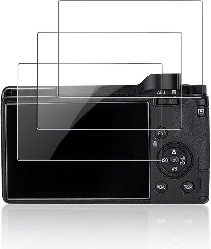 for Ricoh GR IV Screen Protector – 3 Pack Tempered Glass Film for Display,9H Hardness,Anti-Scratch,HD Clarity,Bubble-Free,Fingerprint Resistant in Kuwait
