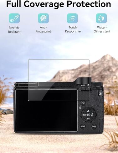 for Ricoh GR IV Screen Protector – 3 Pack Tempered Glass Film for Display,9H Hardness,Anti-Scratch,HD Clarity,Bubble-Free,Fingerprint Resistant in Kuwait