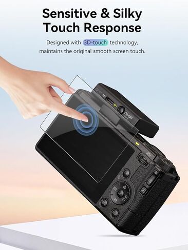 for Ricoh GR IV Screen Protector – 3 Pack Tempered Glass Film for Display,9H Hardness,Anti-Scratch,HD Clarity,Bubble-Free,Fingerprint Resistant in Kuwait