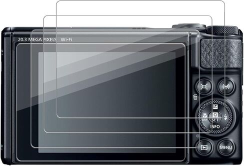4-Pack for Canon PowerShot SX740 HS SX730 HS Camera Screen Protector,0.3mm Ultra-Thin 9H Hardness Tempered Glass, Full Coverage, LCD Display Film, HD Clear, Anti-Scratch, Bubble-Free in Kuwait