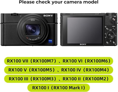 4-Pack for Sony RX100 VII VI V IV III II I RX100M7 M6 Camera Screen Protector,0.3mm Ultra-Thin 9H Hardness Tempered Glass, Full Coverage, LCD Display Film, HD Clear, Anti-Scratch, Bubble-Free in Kuwait