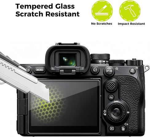 4-Pack for Sony RX100 VII VI V IV III II I RX100M7 M6 Camera Screen Protector,0.3mm Ultra-Thin 9H Hardness Tempered Glass, Full Coverage, LCD Display Film, HD Clear, Anti-Scratch, Bubble-Free in Kuwait
