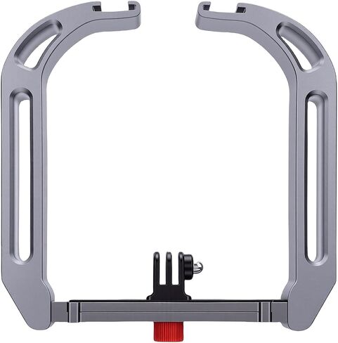 Dive Rig, Aluminum Alloy Underwater Camera Stabilizer with Ergonomic Handle for Action Cameras and Microphones, Ideal Diving and Filming in Kuwait