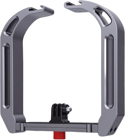 Dive Rig, Aluminum Alloy Underwater Camera Stabilizer with Ergonomic Handle for Action Cameras and Microphones, Ideal Diving and Filming in Kuwait