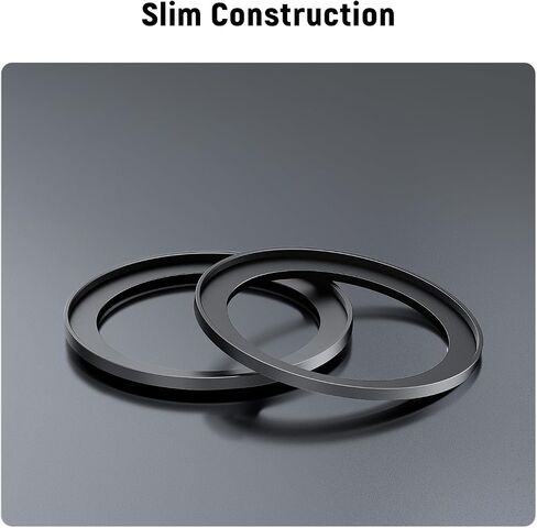 NEEWER 67-82mm Step Up Ring Adapter (2 Pack) with Cleaning Cloth, Ultra Slim Aluminum Alloy Lens Filter Adapter Ring for 67mm Camera Lens to Use 82mm Filter | Ultra Slim, Aluminum Alloy, Lens Filter Adapter Ring, for 67mm Camera Lens to Use 82mm Filter in Kuwait