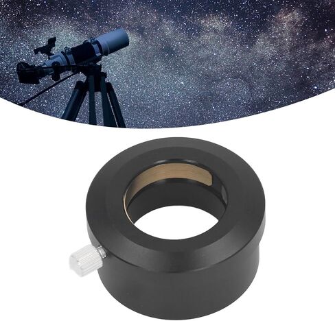 2 to 1.25 Inch Telescope Eyepiece Converter Aluminum Alloy Brass M48 Thread, Wide Area Clamping, for 2 inch focuser Star Diagonal Mirror Mount Astronomy use in Kuwait