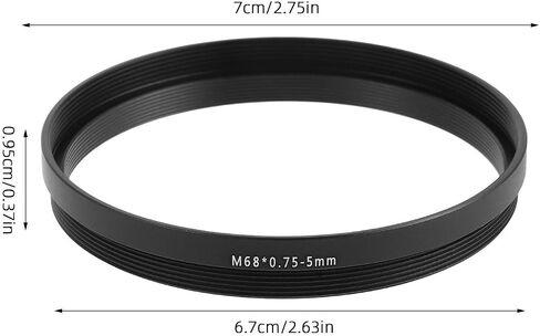 Luxshiny Aluminum Astronomy Extension Tube 5mm for Telescope and Camera Lightweight Secure Setup M68x0.75 Astronomical Telescope Accessory for Outdoor Astronomy and Astrophotography in Kuwait