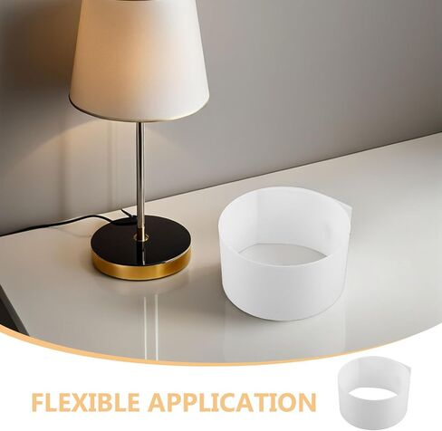 GALPADA Flexible LED Light Diffuser Cover Acrylic Sheet with Semipermeable Finish for Shop Light Diffuser and Ceilings, Bendable Diffusion Plate for Reducing Glare and Soft Glow Lighting in Kuwait
