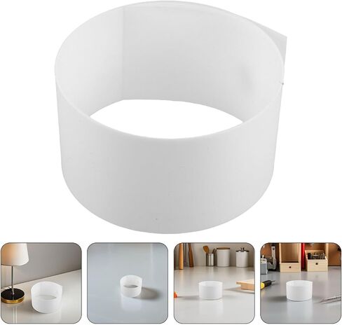 GALPADA Flexible LED Light Diffuser Cover Acrylic Sheet with Semipermeable Finish for Shop Light Diffuser and Ceilings, Bendable Diffusion Plate for Reducing Glare and Soft Glow Lighting in Kuwait